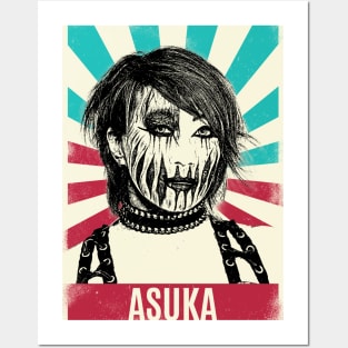 Vintage Retro Asuka Wrestling Posters and Art